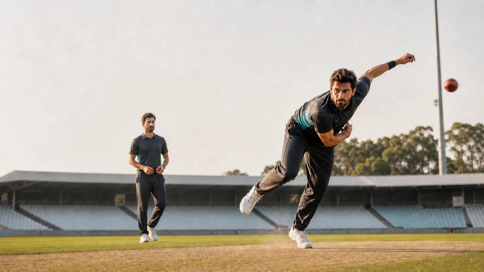 Two fictional fast bowlers combining in a Test cricket attack Two fictional fast bowlers combining in a Test cricket attack