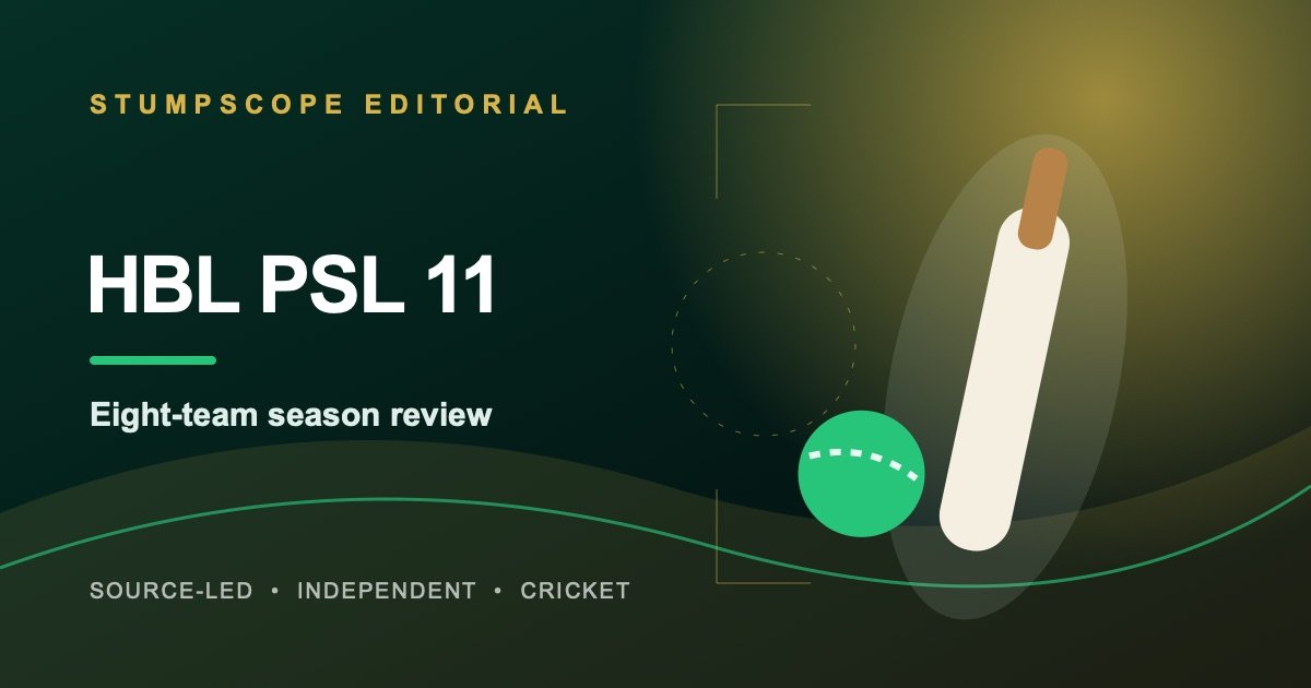Illustrated HBL PSL 11 season review cover Illustrated HBL PSL 11 season review cover
