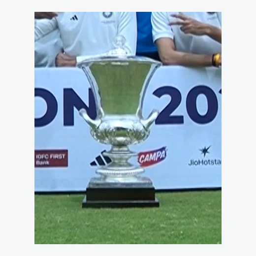 Duleep Trophy silver cup shown in BCCI's 2026/27 squad announcement Duleep Trophy silver cup shown in BCCI's 2026/27 squad announcement