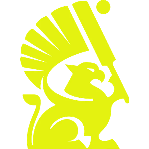 European T20 Premier League lion and cricket bat mark