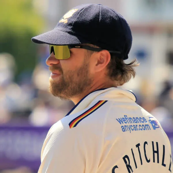 Matt Critchley portrait in Essex County Championship playing shirt