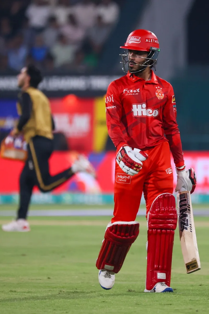 Mark Chapman portrait in Official Islamabad United HBL PSL 11 playing shirt Mark Chapman portrait in Official Islamabad United HBL PSL 11 playing shirt