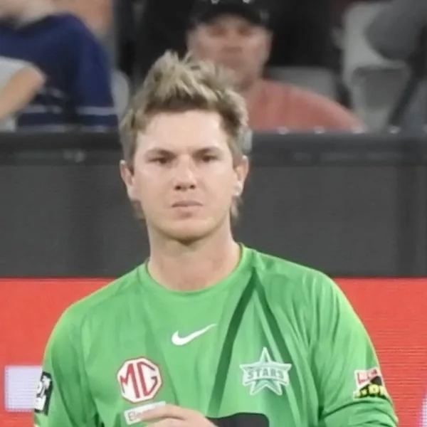 Adam Zampa portrait in Melbourne Stars playing shirt