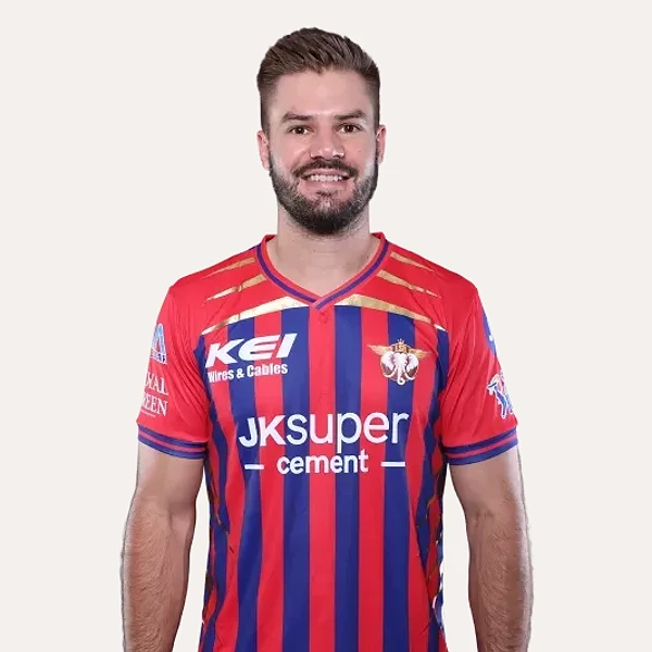 Aiden Markram portrait in Official Lucknow Super Giants squad shirt