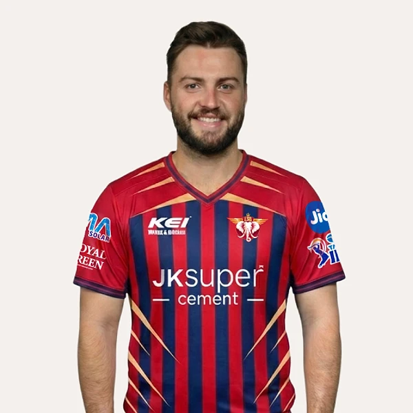 Josh Inglis portrait in Official Lucknow Super Giants squad shirt