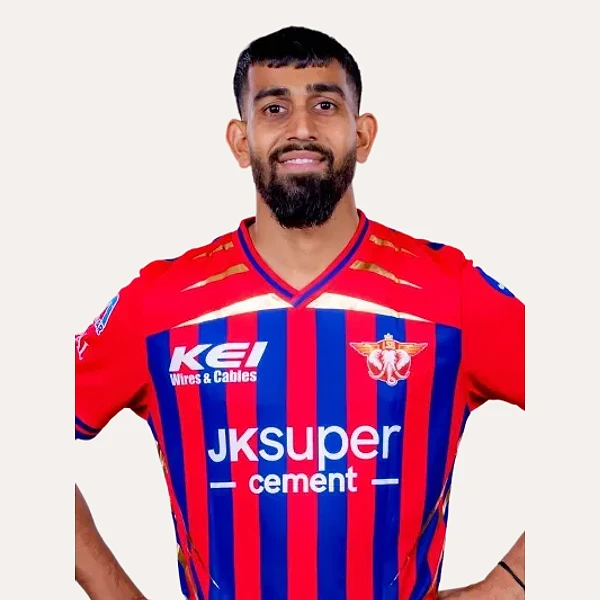 Prince Yadav portrait in Official Lucknow Super Giants squad shirt