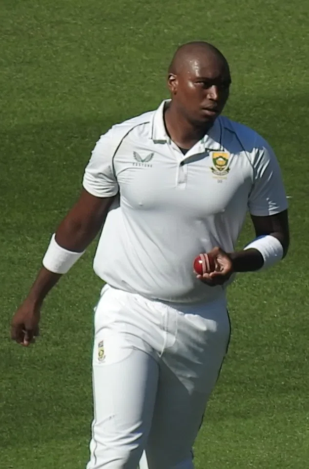 Lungi Ngidi playing for South Africa against Australia at the MCG in December 2022 Lungi Ngidi playing for South Africa against Australia at the MCG in December 2022