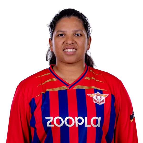 Richa Ghosh portrait in Official Manchester Super Giants 2026 squad shirt