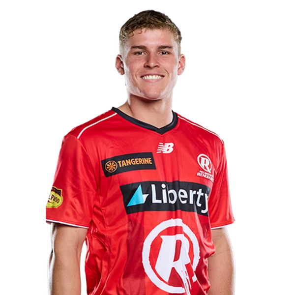 Harry Dixon portrait in Official Melbourne Renegades BBL squad shirt
