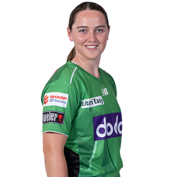 Indigo Noble portrait in Official Melbourne Stars WBBL squad shirt