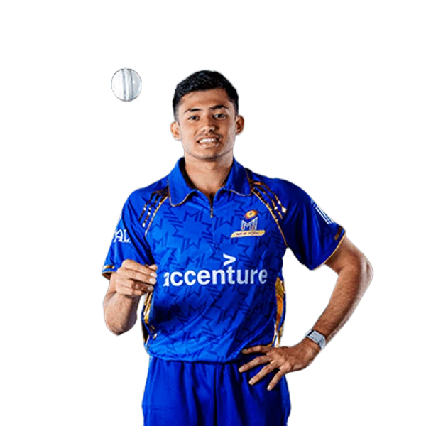 Rushil Ugarkar portrait in Official MI New York 2026 squad shirt