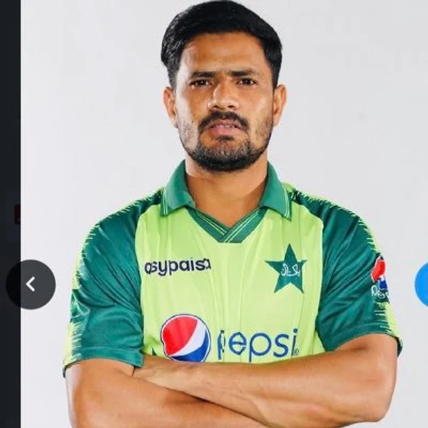 Aamer Yamin portrait in Official Pakistan ODI shirt