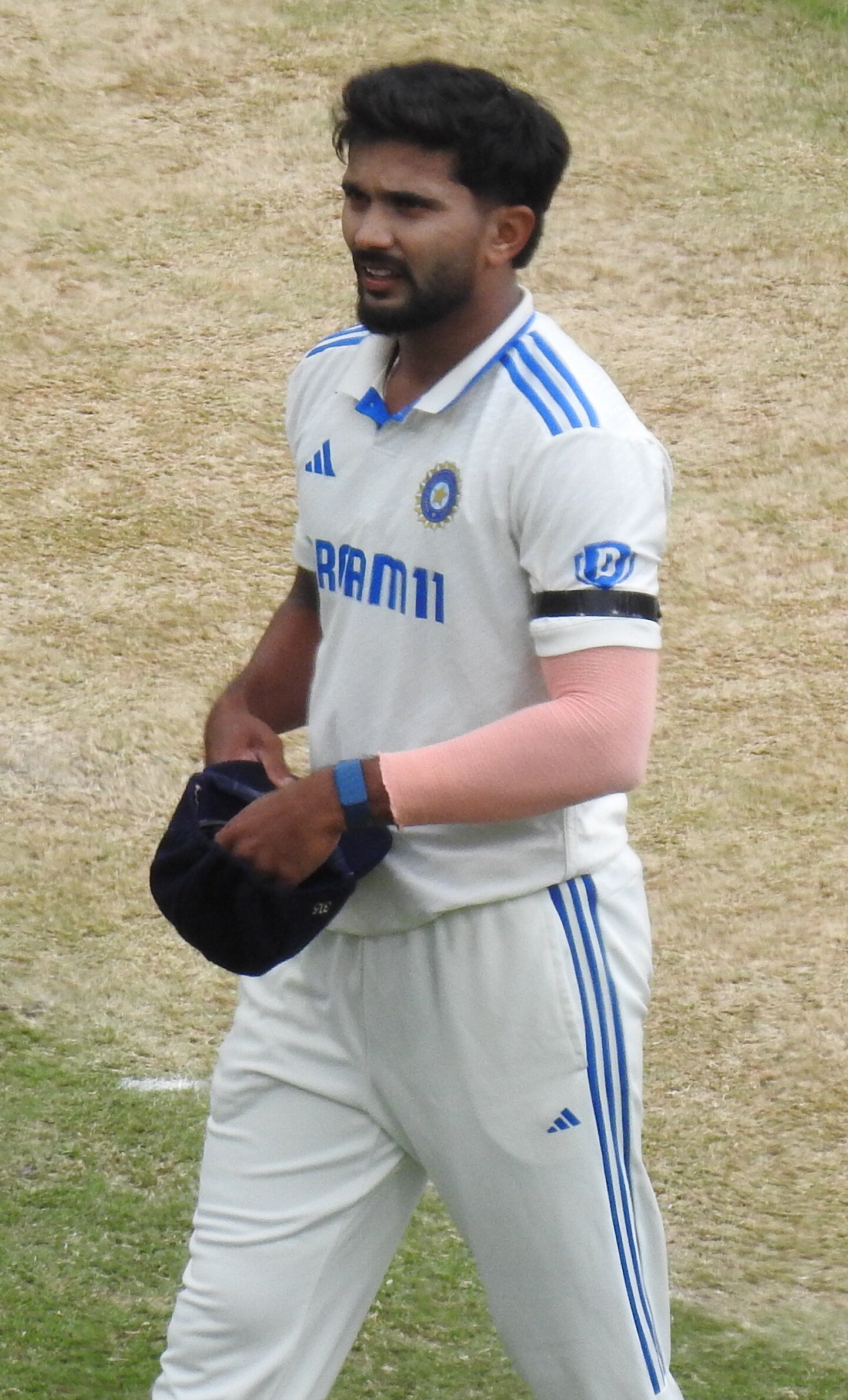 Nitish Kumar Reddy fielding for India at the Melbourne Cricket Ground in December 2024 Nitish Kumar Reddy fielding for India at the Melbourne Cricket Ground in December 2024