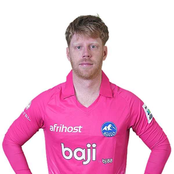 Kyle Verreynne wearing a Paarl Royals cricket shirt Kyle Verreynne wearing a Paarl Royals cricket shirt