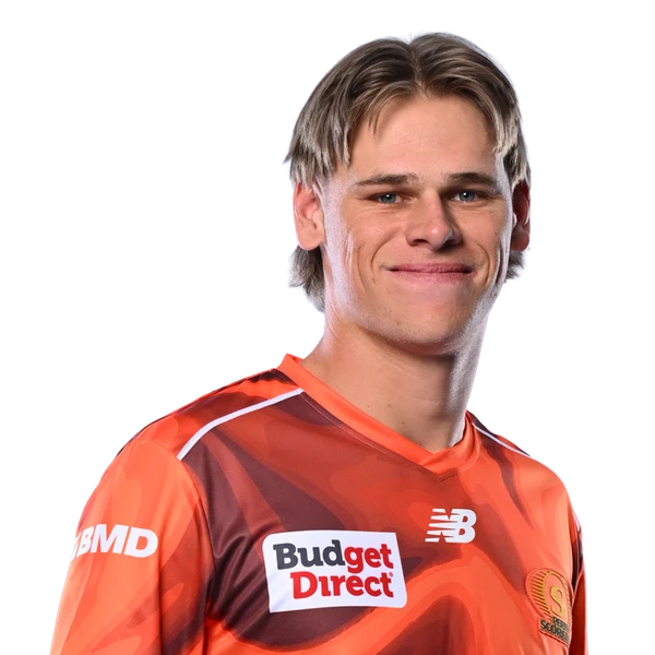 Cooper Connolly portrait in Official Perth Scorchers BBL squad shirt