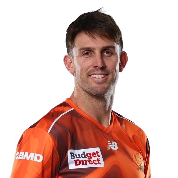 Mitch Marsh portrait in Official Perth Scorchers BBL squad shirt