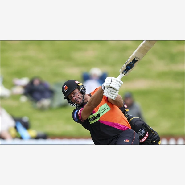 Brett Hampton portrait in Verified professional cricket playing shirt Brett Hampton portrait in Verified professional cricket playing shirt