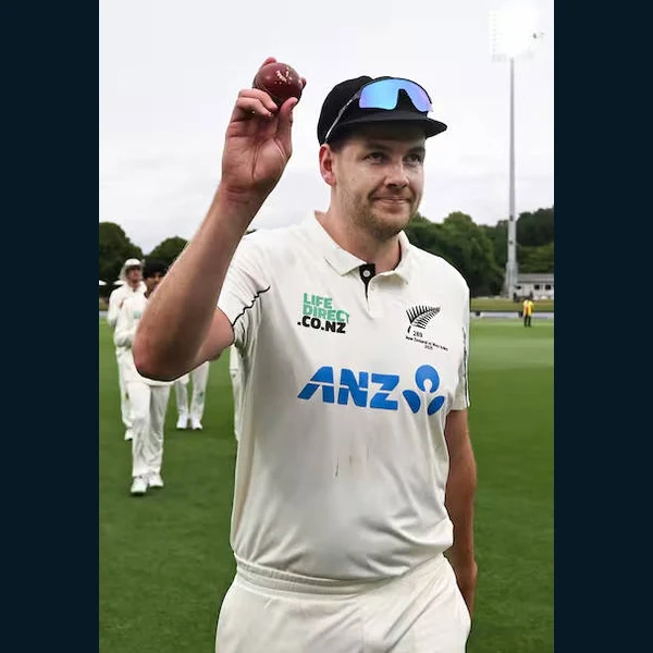 Jacob Duffy portrait in Verified professional cricket playing shirt