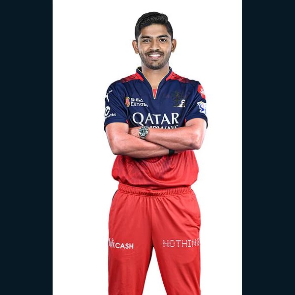 Vicky Ostwal portrait in Verified professional cricket playing shirt