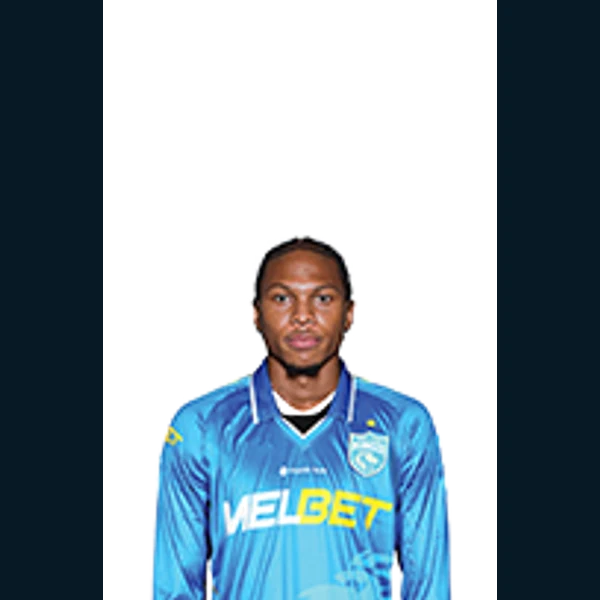Jewel Andrew portrait in Official Saint Lucia Kings squad shirt