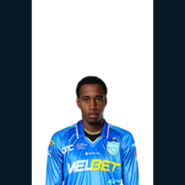 McKenny Clarke portrait in Official Saint Lucia Kings squad shirt
