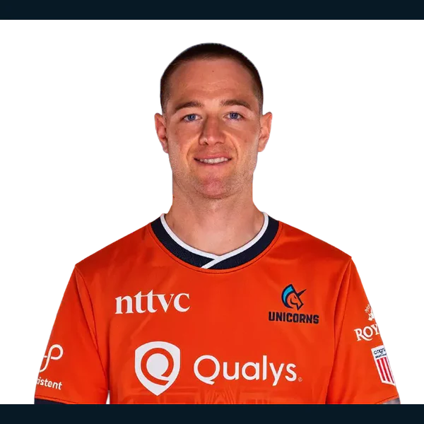 Brody Couch portrait in Official San Francisco Unicorns squad shirt