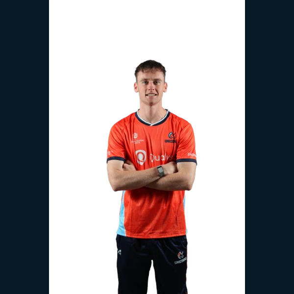 Callum Stow portrait in Official San Francisco Unicorns GSL touring shirt