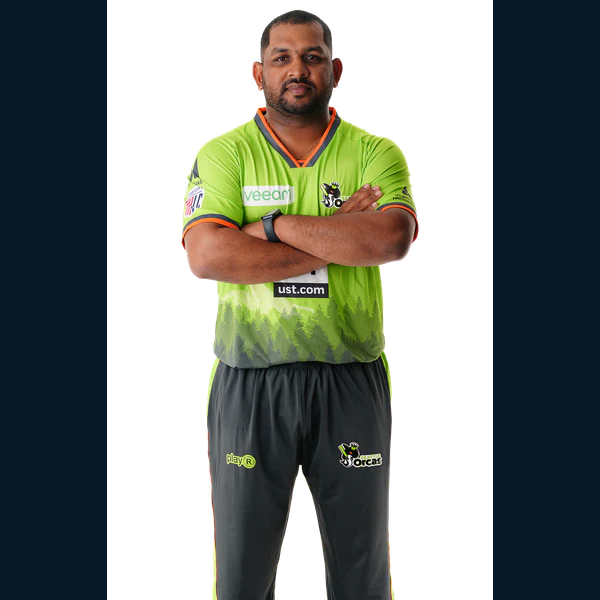 Shehan Jayasuriya portrait in Official Seattle Orcas 2026 squad shirt