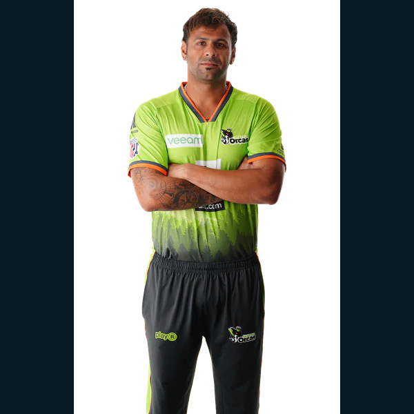 Sujit Nayak portrait in Official Seattle Orcas 2026 squad shirt