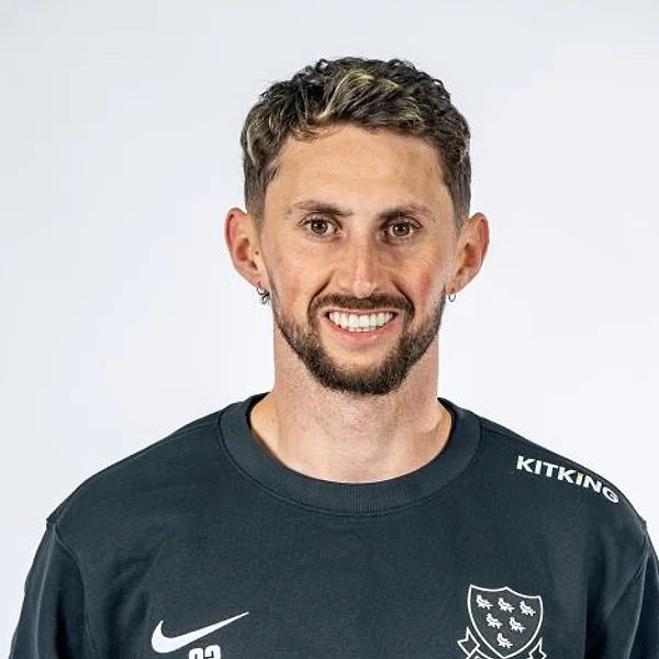 Fynn Hudson-Prentice portrait in Official Sussex player-directory shirt or playing portrait
