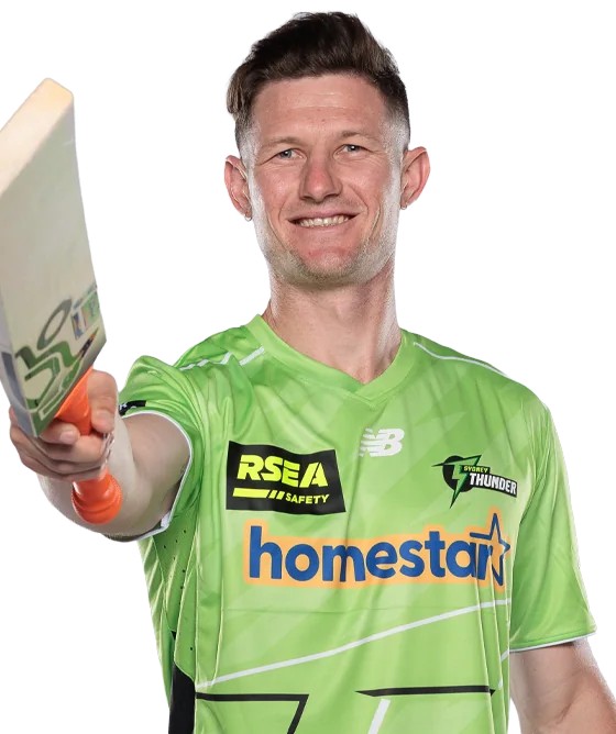 Cameron Bancroft portrait in Official Sydney Thunder BBL squad shirt