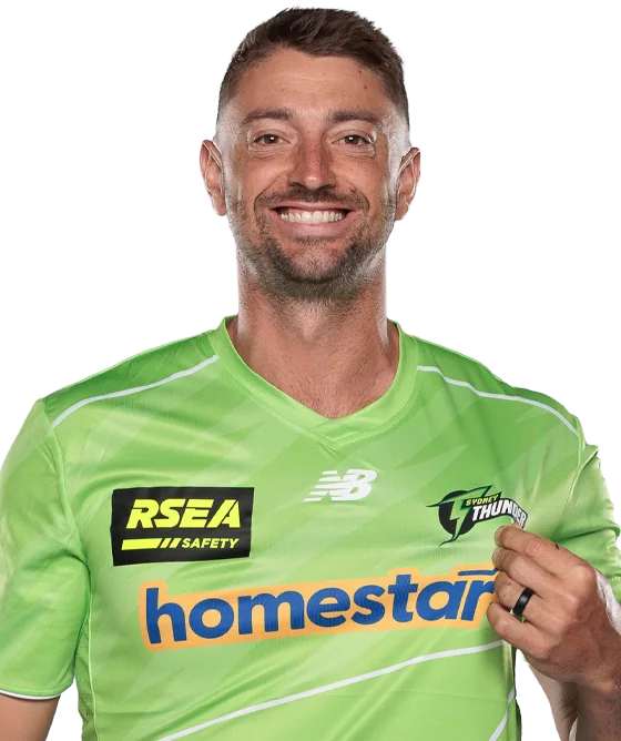 Daniel Sams portrait in Official Sydney Thunder BBL squad shirt