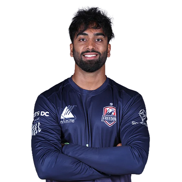 Abhishek Paradkar portrait in Official Washington Freedom squad shirt
