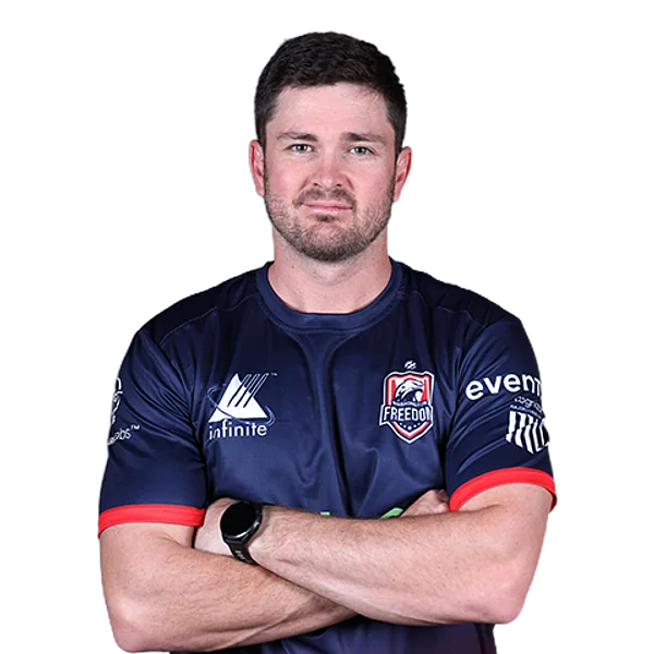 Andries Gous portrait in Official Washington Freedom squad shirt