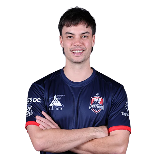 Mark Chapman portrait in Official Washington Freedom squad shirt