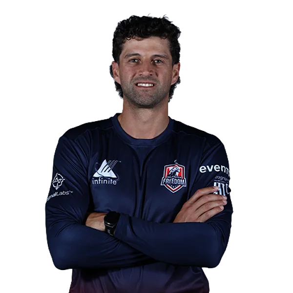 Obus Pienaar portrait in Official Washington Freedom squad shirt