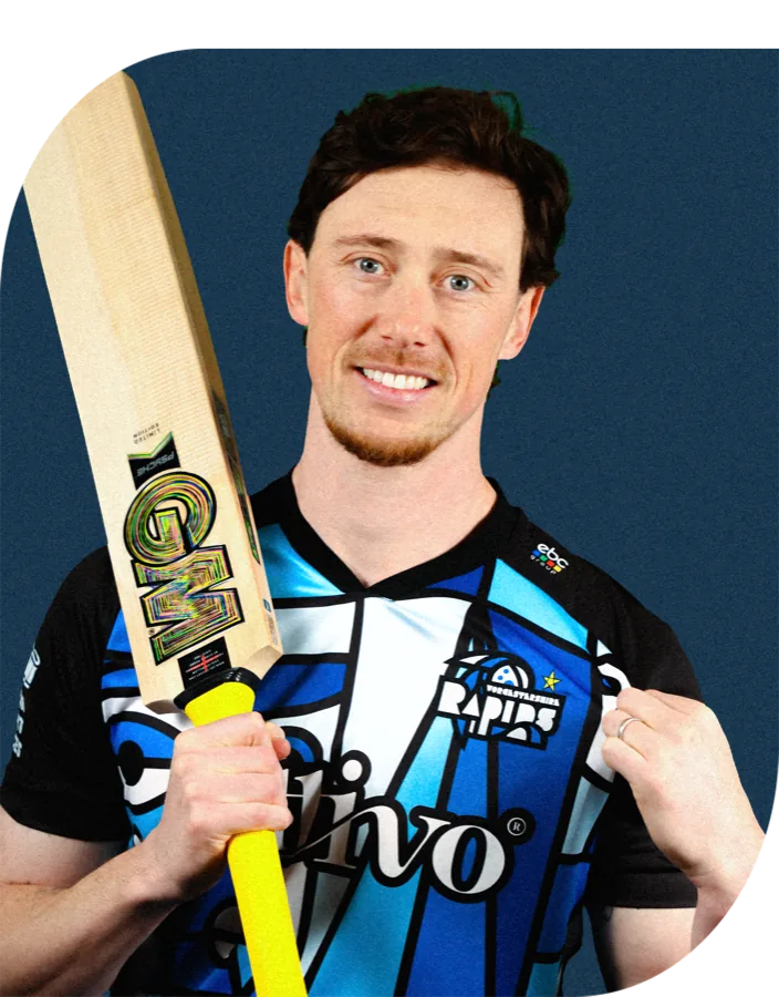 Adam Hose portrait in Official Worcestershire 2026 men's squad portrait