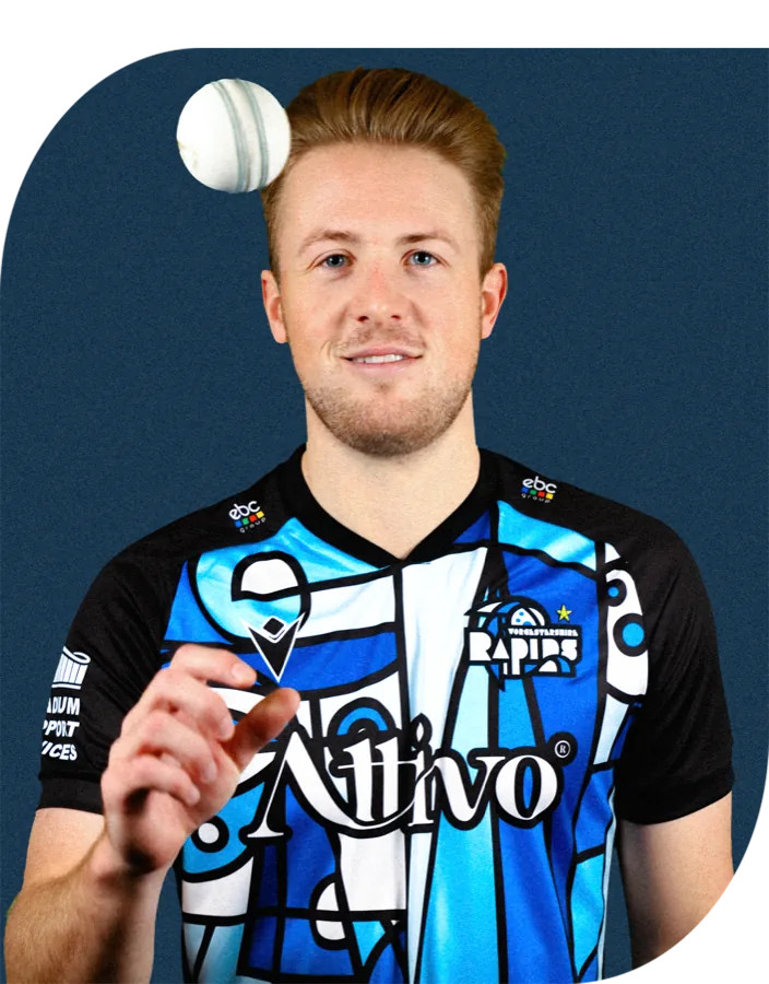 Ben Allison portrait in Official Worcestershire 2026 men's squad portrait