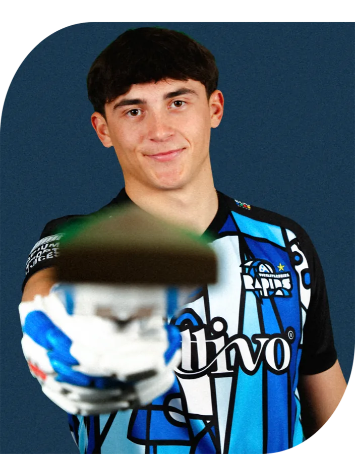 Dan Lategan portrait in Official Worcestershire 2026 men's squad portrait