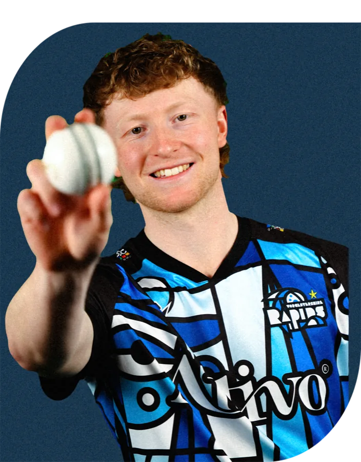 Harry Darley portrait in Official Worcestershire 2026 men's squad portrait