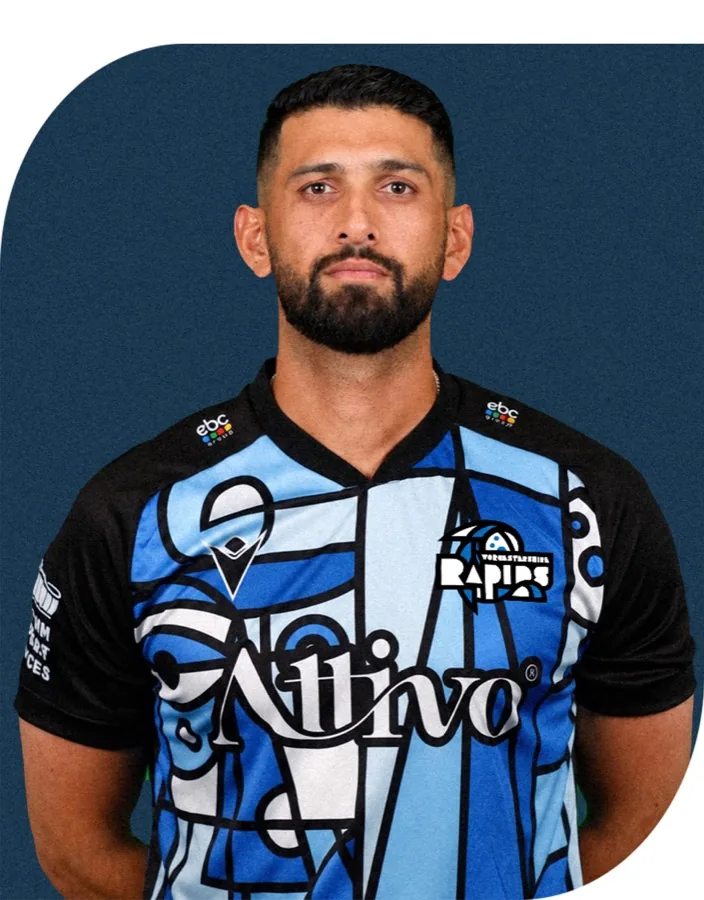 Sikandar Raza portrait in Official Worcestershire 2026 men's squad portrait
